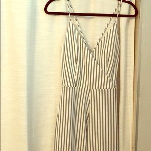 Striped romper